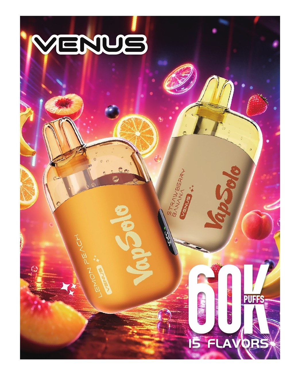 VapSolo Venus — Blue Razz Ice – Íz-tesztek – termékfotó